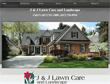 Tablet Screenshot of jjlawncarefw.com